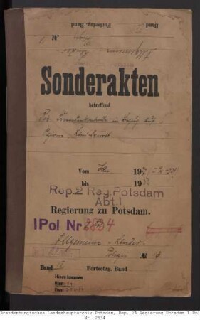 Fremdenkontrolle wegen Spione und Landesverrats