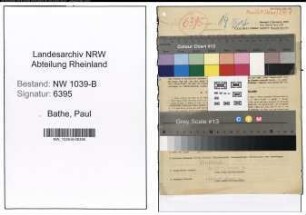 Entnazifizierung Paul Bathe , geb. 26.12.1903 (Kaufmann)