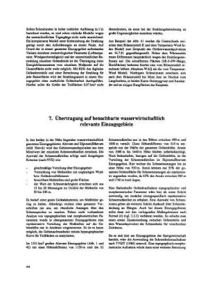 7. Übertragung auf benachbarte wasserwirtschaftlich relevante Einzugsgebiete