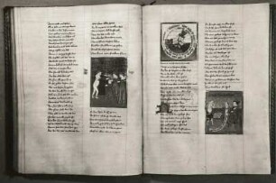 Der wälsche Gast (1215/1216, Thomasîn von Zerclaere). Berlin: Staatsbibliothek zu Berlin - Preußischer Kulturbesitz: Ms-Hamilt. 675, fol. 41v/42r