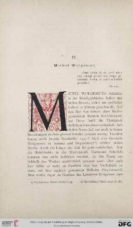 IV. Michel Wolgemut