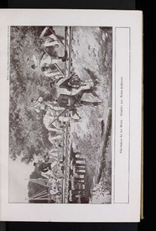 Eisenbahner bei der Arbeit. Gemälde von Anton Hoffmann.