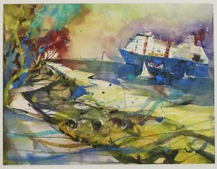M/S Color Fantasy beim Auslaufen