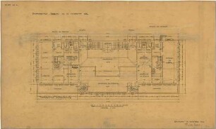 Fischer, Theodor; Kiel; Studentenheim Seeburg - Grundriss EG