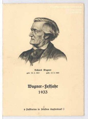 Wagner-Festjahr 1933