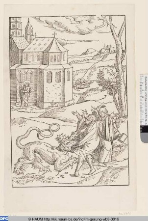 Das Biest tötet die zwei Zeugen und Der heilige Johannes vermisst den Tempel
