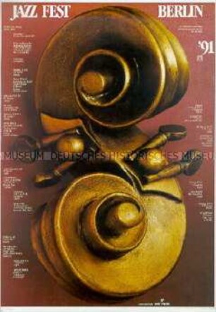 Programmheft zum Jazzfestival in Berlin 1991