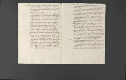 Introduktionsschreiben des französischen Gesandten de Virail bei Herzog Christoph von Württemberg, worin der Wunsch König Heinrichs II. von Frankreich dargelegt wird, den Frieden mit den deutschen Fürsten zu erhalten.