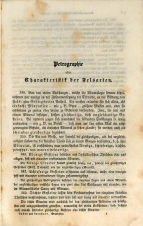 Grundzüge der Geognosie und Geologie für Schule und Haus