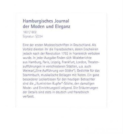 Hamburgisches Journal der Moden und Eleganz