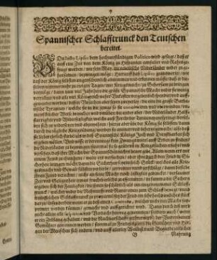 7-13, Spannischer Schlaftrunck den Teutschen bereitet