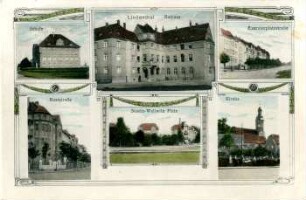 Lindenthal. Rathaus. Schule. Exerzierplatzstraße. Rosestraße. Nostiz-Wallwitz Platz. Kirche