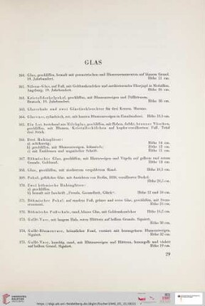 Glas (Nr. 360 - 414)