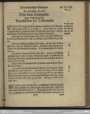 Der Zwölffte Artickel. Von dem Evangelio
