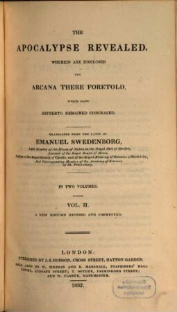 Works, 21. Vol. 2. - 1832
