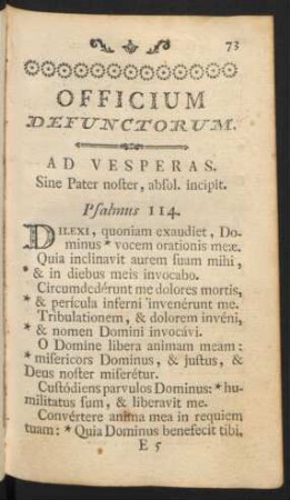 Officium Defunctorum