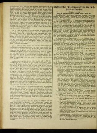 Westfälischer Provinzialverein des kath. Lehrerverbandes : Niederschrift über die Vorstandssitzung in Hamm am 12. März 1919