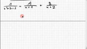 KB.20 Integral einer rationalen Funktion, anderes Beispiel