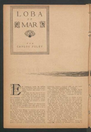Loba de mar : [Ilustró Zier]