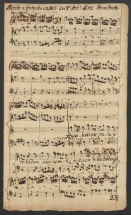 Aurae lenes quae prata fovetis; Contra-A, strings, bc; C-Dur