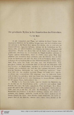 Der griechische Mythus in den Kunstwerken des Mittelalters