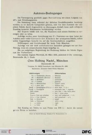 Auktionsbedingungen