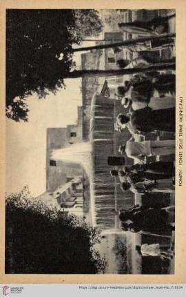 Pompei – Fonte delle Terme Municipali – Source des Termes municipales. – Source of the Municipal Thermes. – Quelle der städtischen Thermen
