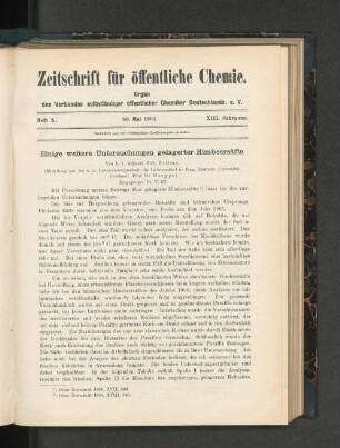 Heft X. 30. Mai 1907.