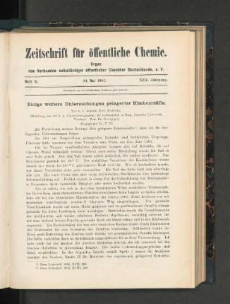 Heft X. 30. Mai 1907.