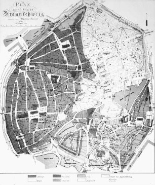 Braunschweig, Stadtplan, 1798