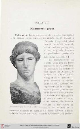 Sala VI: Monumenti greci