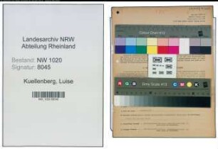 Entnazifizierung Luise Kuellenberg , geb. 16.06.1902 (Prokuristin)