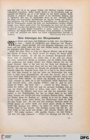 31: Vom Schweigen des Morgenlandes