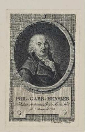 Bildnis von Philipp Gabriel Hensler (1733-1805)