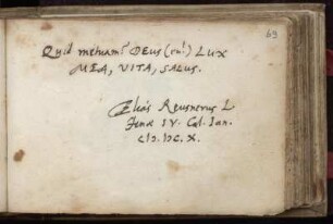 Reusnerus, Elias