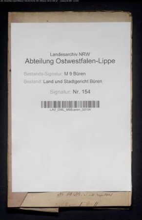 Erblasser: Brocke, Jodocus, geb. null; Erblasser: Brocke, Theresia, geb. Tucht:
