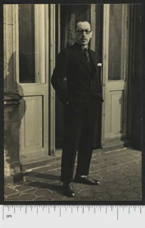 Porträtaufnahme Igor Stravinsky