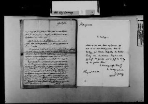 Schreiben von Heinrich Hansjakob, Hagnau, an August Lamey: Glückwünsche zur Wahl Lameys zum Präsidenten der Zweiten Kammer des badischen Landtags.