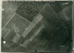 Foto des Geländes westlich von Vaux (Luftbild)