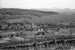 Batzenberg: Blick vom Batzenberg gegen die Schwarzwaldberge