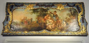 Friede: Ländliches Fest. Supraporte mit originalem Rahmen