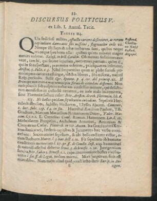 Discursus Politicus V. - VI.