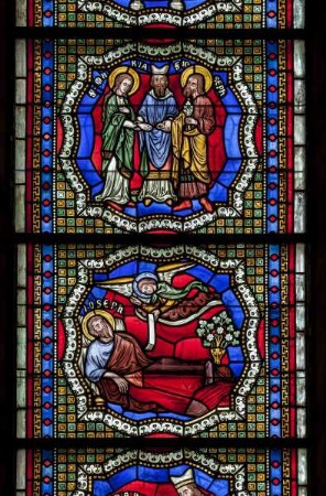 Szenen aus dem Leben Mariens — Verkündigung an Joseph