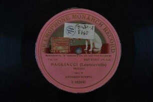 Pagliacci : Prologo / (Leoncavallo)