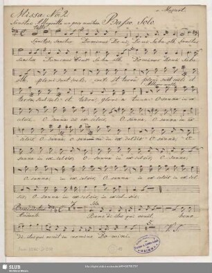 Basso solo