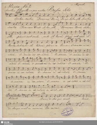 Basso solo