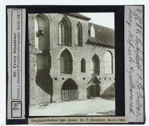 Lochstedt, Burgkapelle,Lochstedt, Ordensburg : Außenansicht Hofseite