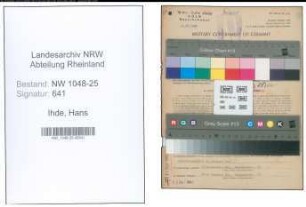 Entnazifizierung Hans Ihde , geb. 05.04.1909 (Geschaeftsfuehrer)