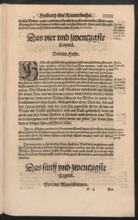 Das vier und zwentzigste Capitel. Von der Heide.