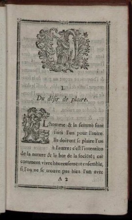 I. Du désir deplaire.